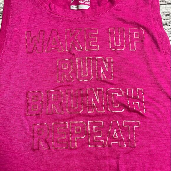 Set of 2 Old Navy Active Women's Loose Fit Go-Dry Tank Tops Pink S SM Small - Picture 3 of 13